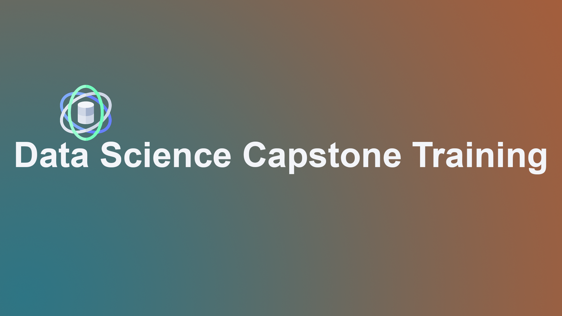 Data Science Capstone Training