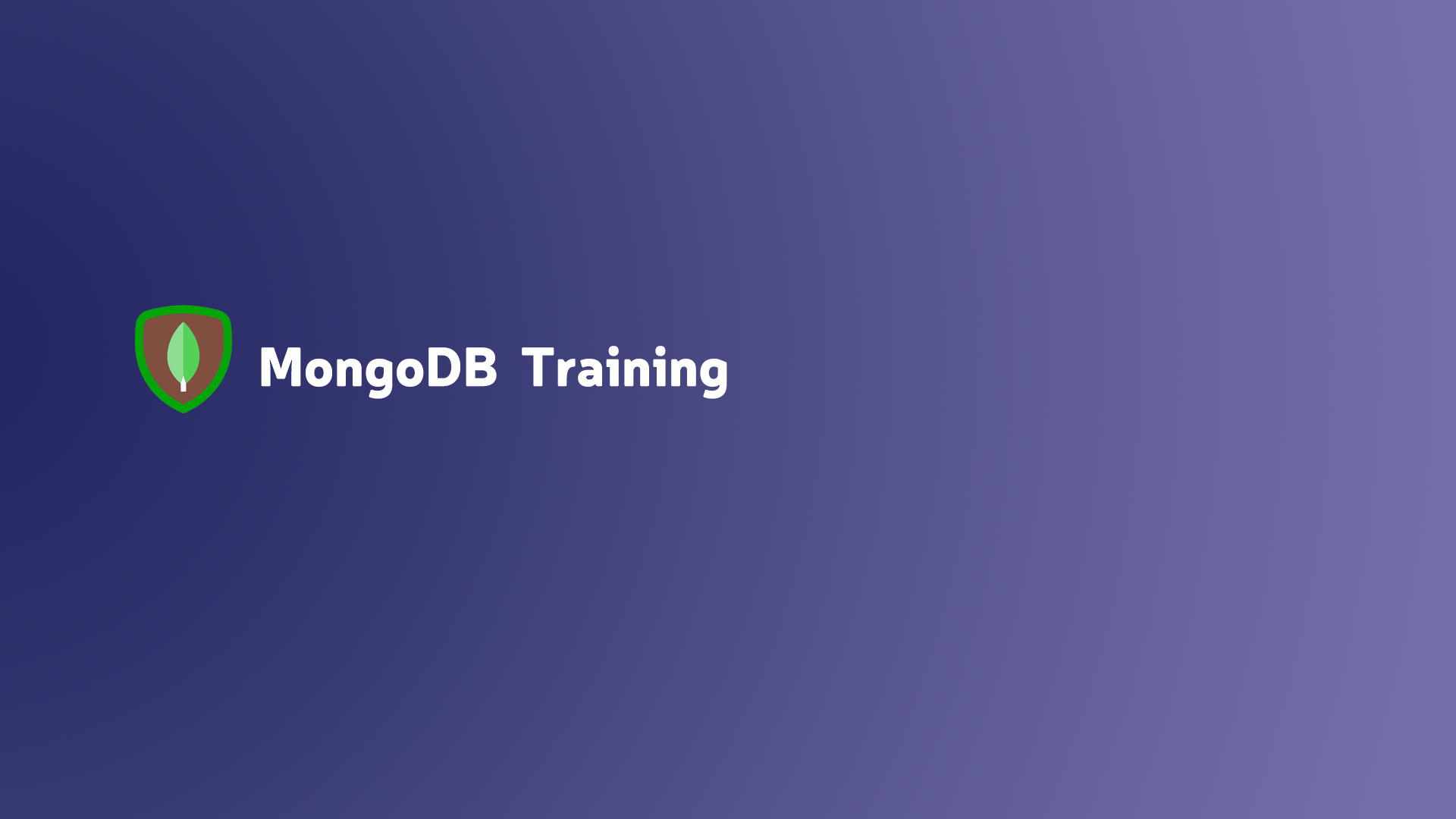 MongoDB Certification Training