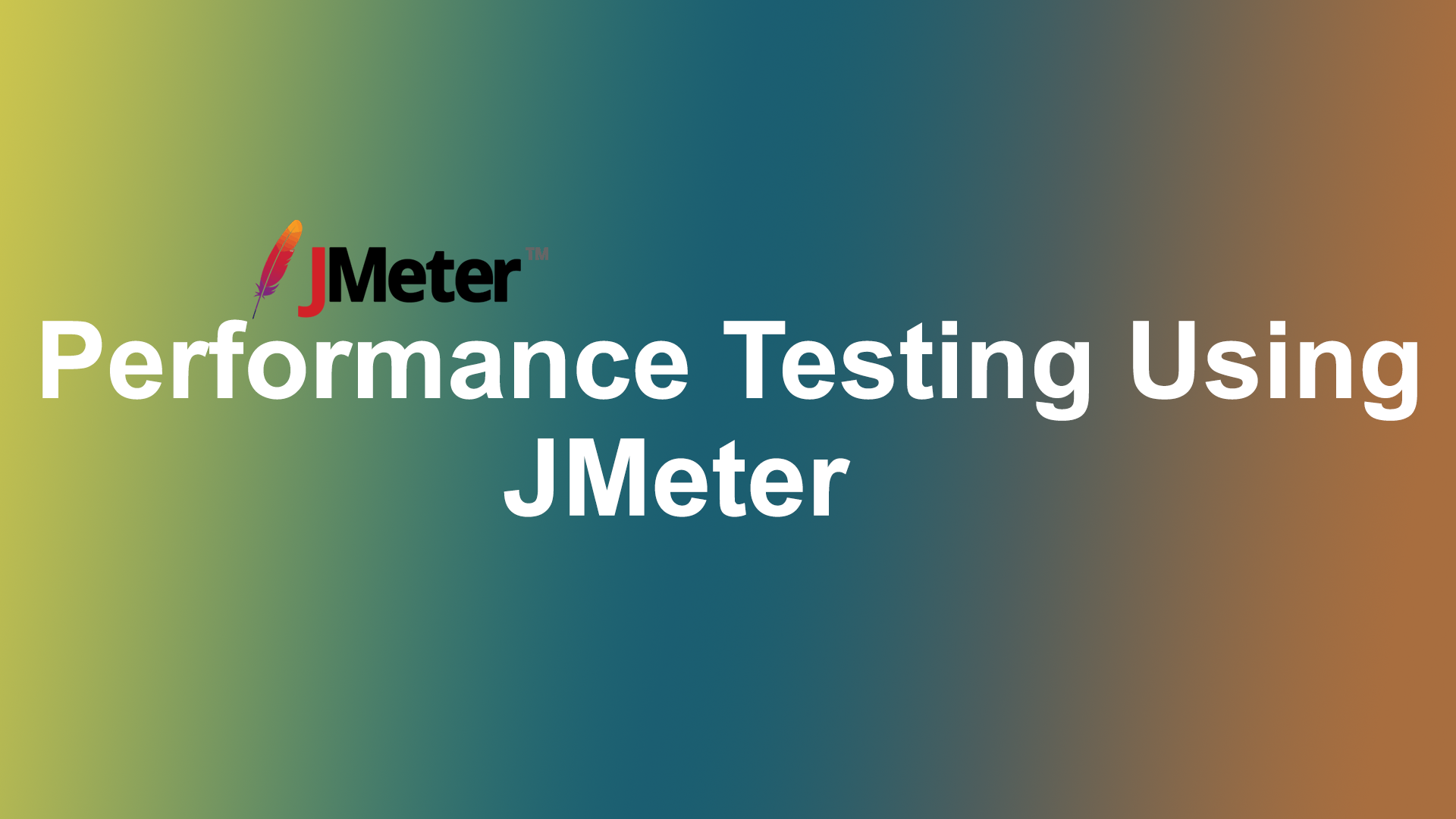 Performance Testing Using JMeter Training