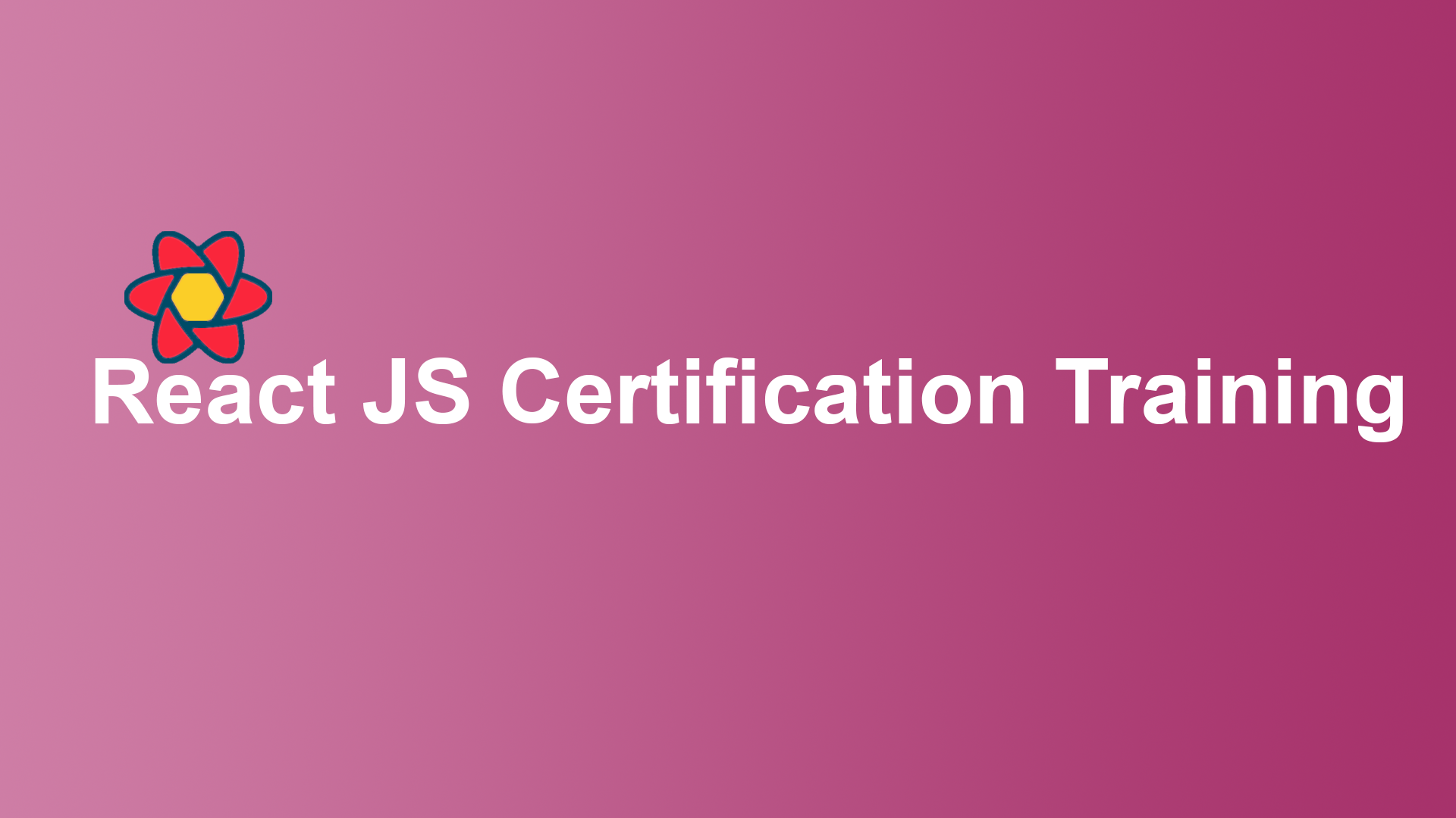 React JS Certification Training