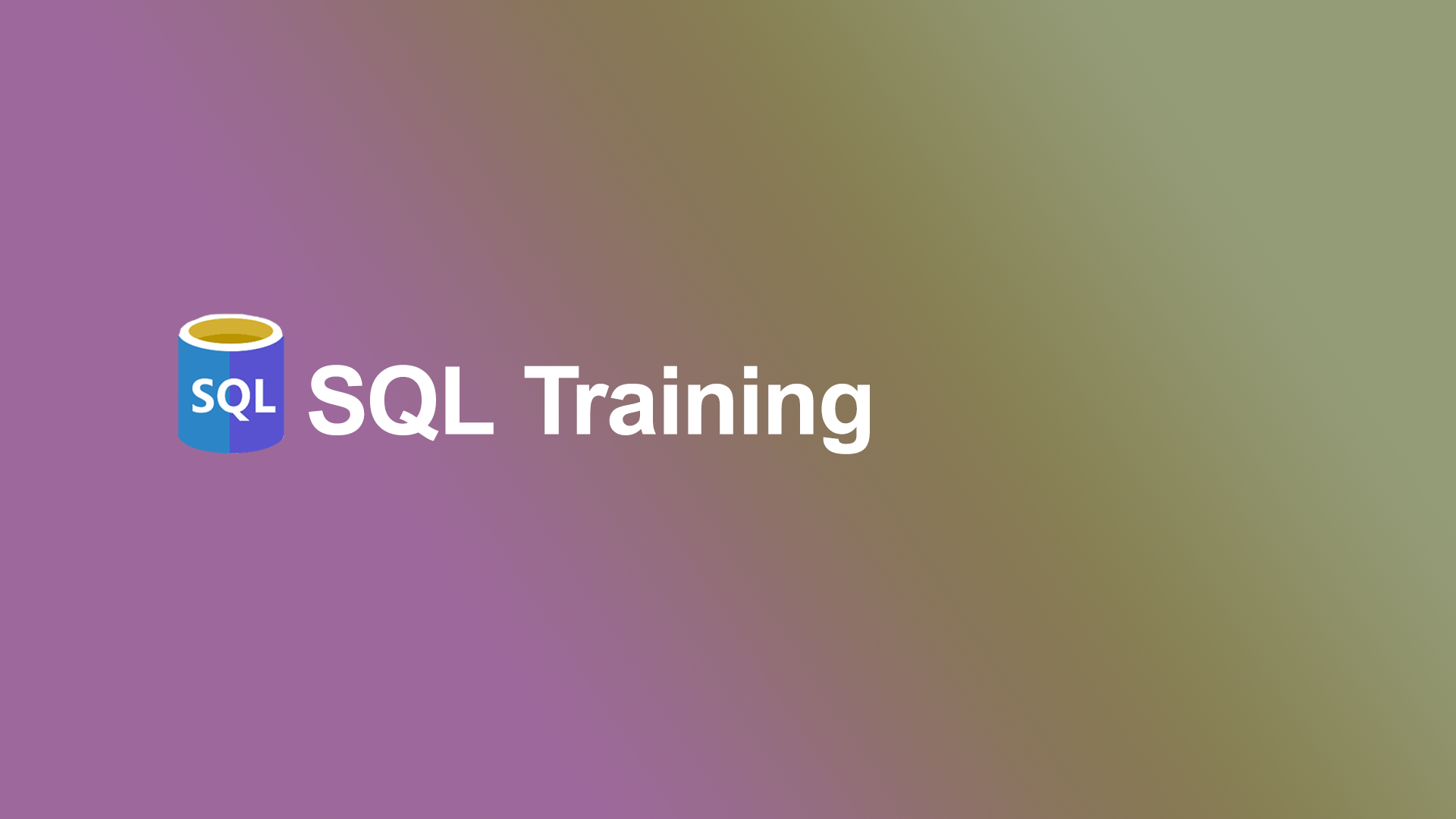 SQL Online Training